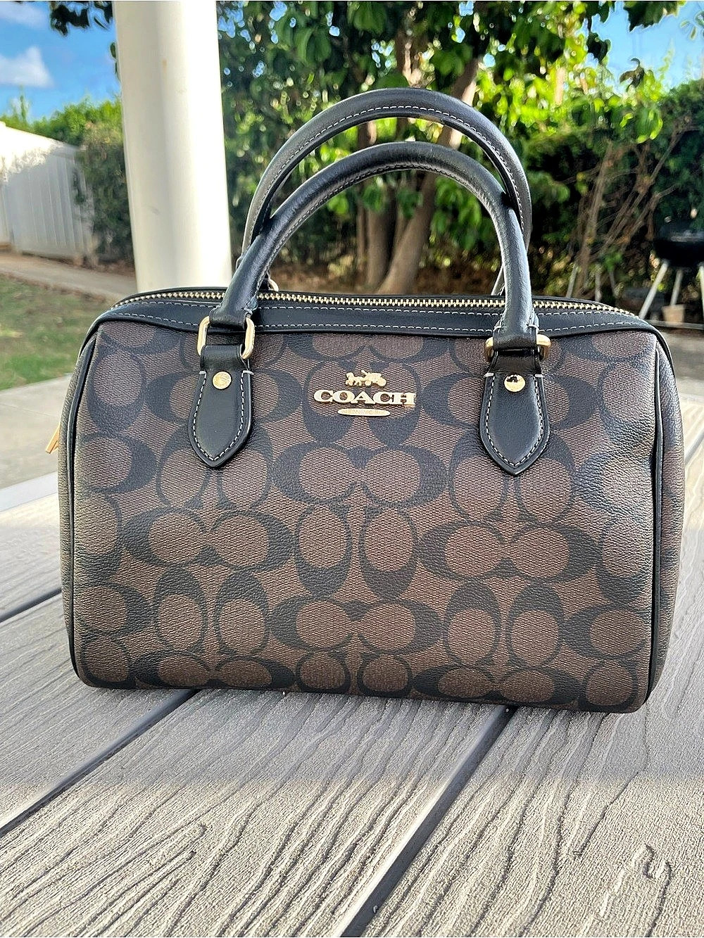 COACH Medium Rowen in Chestnut